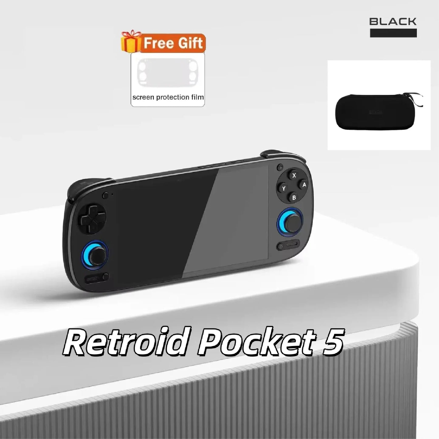 Retroid Pocket 5 Handheld Game Console With OLED Touch Screen