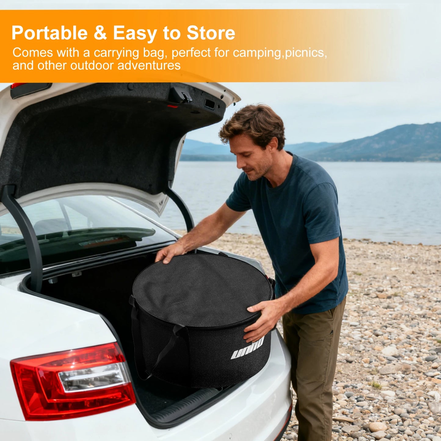 Stainless Steel Wood Burning Fire Pit Smokeless Portable Outdoor Carry Bag For Patio Gatherings