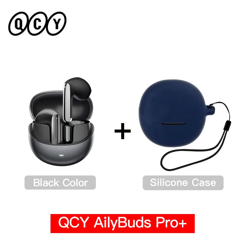 QCY HT10 AilyBuds Pro Wireless Earphones ANC HiRes LDAC Bluetooth Five Three Adaptive Multipoint