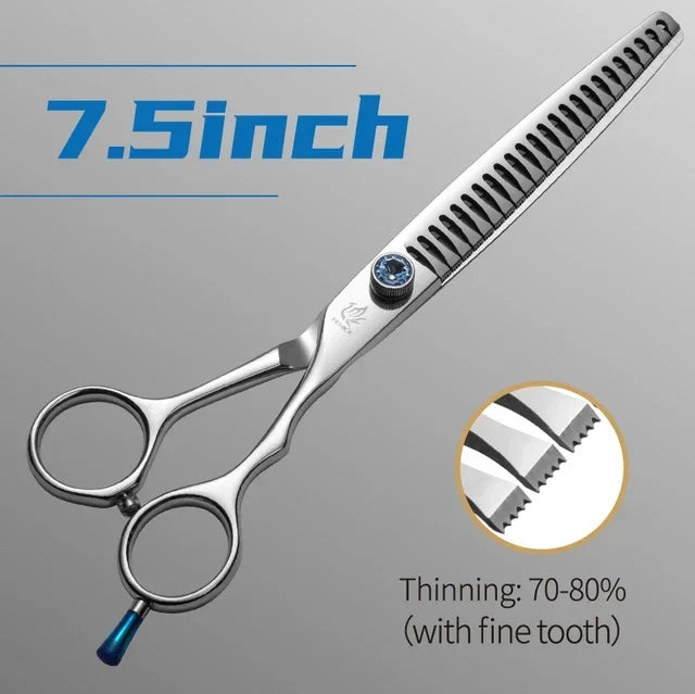 Fenice Pet Grooming Scissors Thinning Shears For Dogs 80 Percent