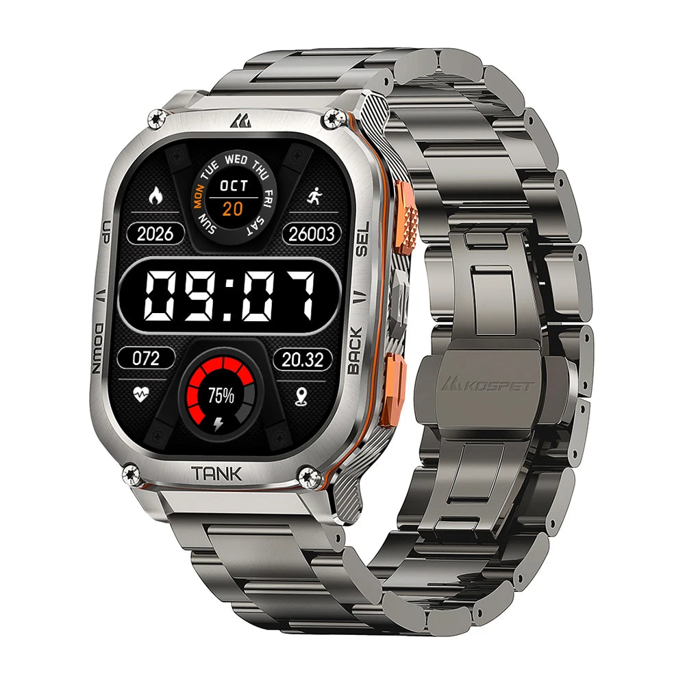 KOSPET Tank M3 Ultra GPS Smartwatch Waterproof 5ATM AMOLED AOD