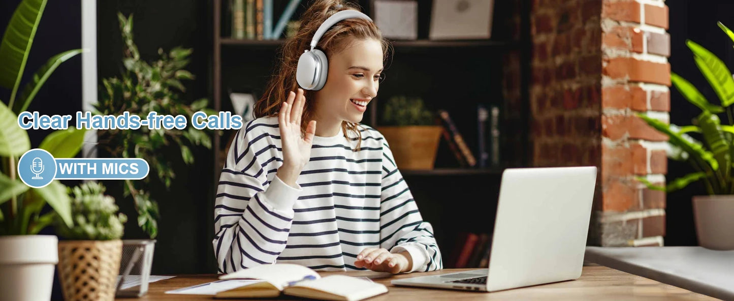 T-fun NC95 Bluetooth Hybrid ANC Headphones with Mic