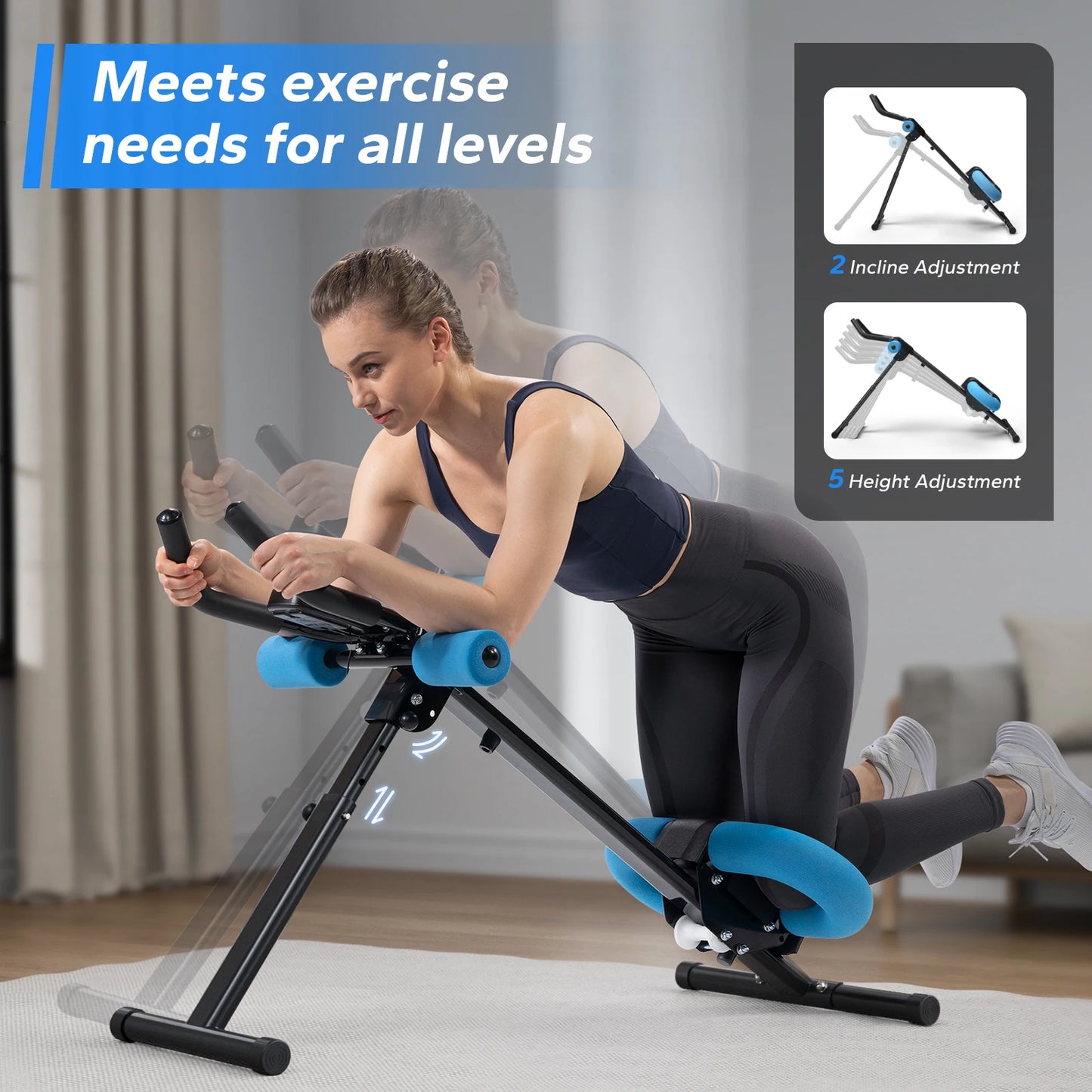 MERACH Ab Machine 2314 Adjustable Core Ab Exercise Trainer