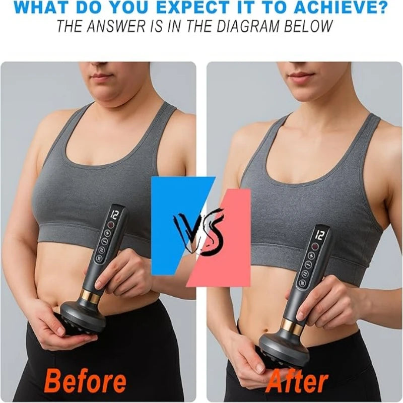 USB Powered Full Body Cupping Scraping and Massage Device for Home Spa Therapy and Daily Wellness Benefits