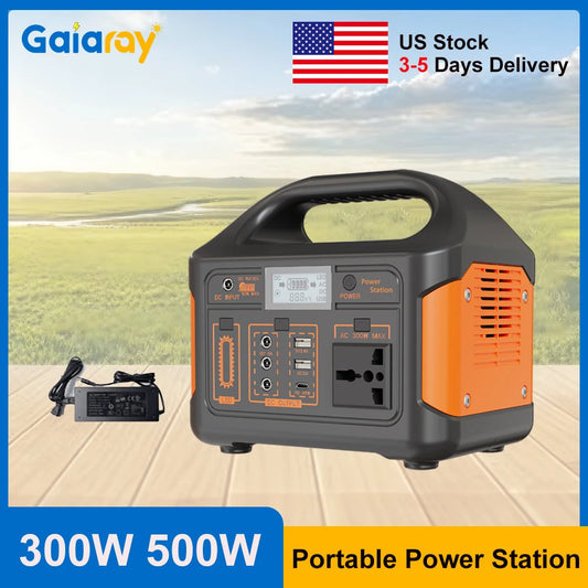 GaiaRay Portable Power Station LiFePO4 Solar Generator