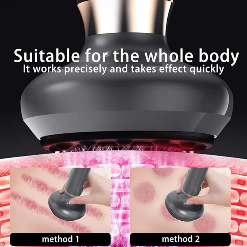 USB Powered Full Body Cupping Scraping and Massage Device for Home Spa Therapy and Daily Wellness Benefits