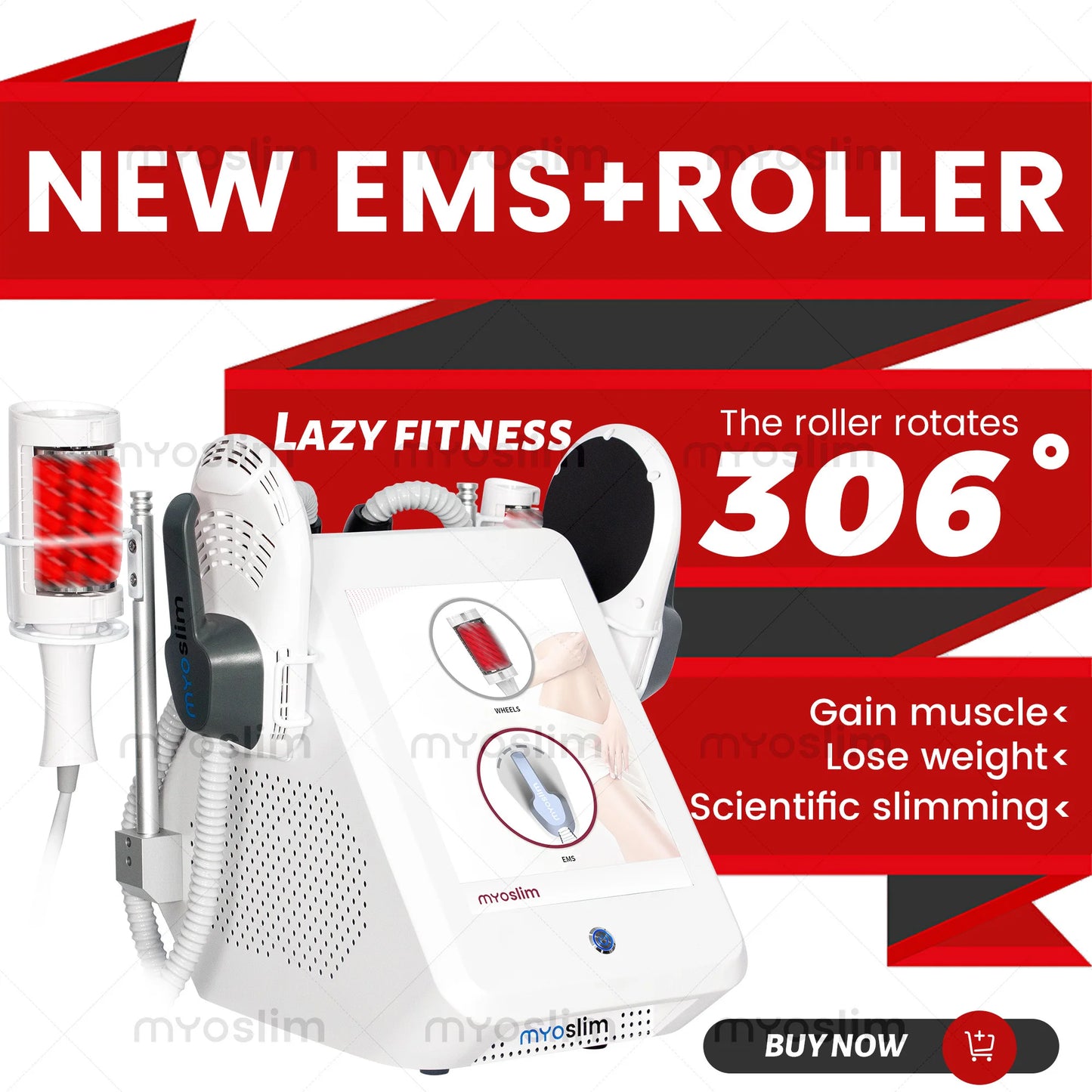 EMS Roller 2-in-1 Body Sculpting Machine for Salon and Home