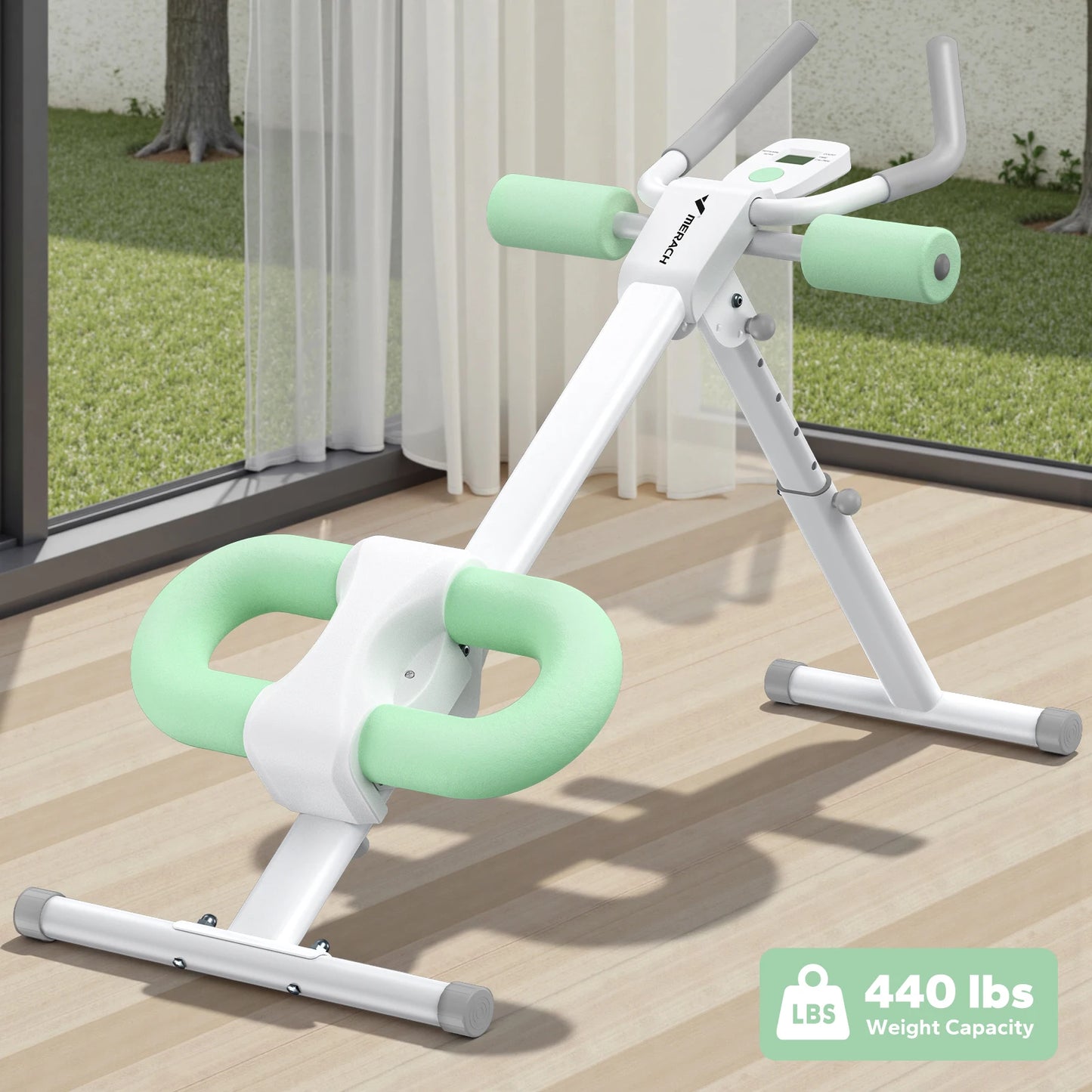 MERACH Ab Machine Adjustable Trainer For Core And Abs Home Gym Fitness Equipment