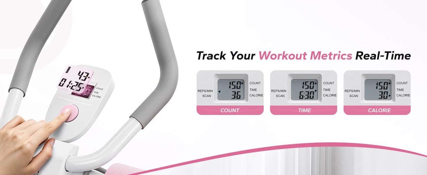 MERACH Ab Machine Adjustable Trainer For Core And Abs Home Gym Fitness Equipment