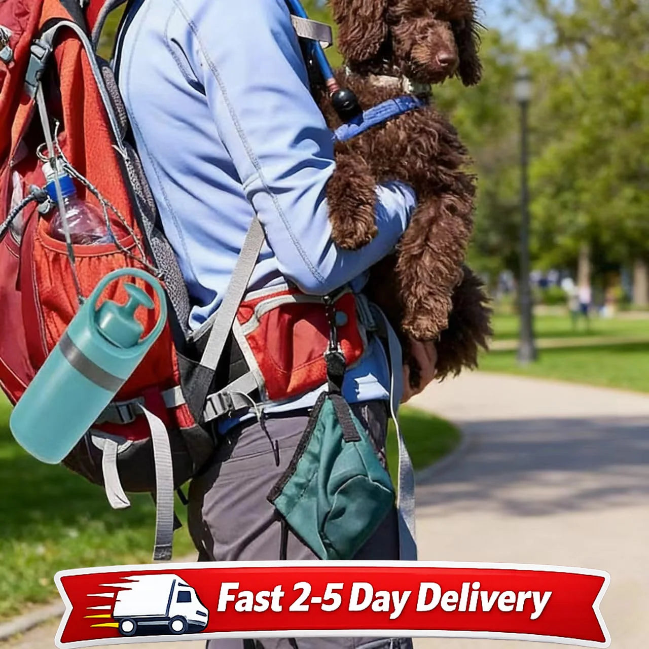 Portable No Touch Dog Pooper Scooper With Waste Bag Holder