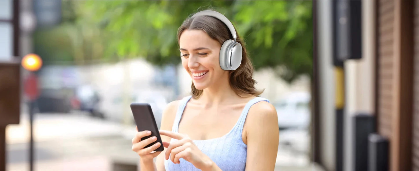 T-fun NC95 Bluetooth Hybrid ANC Headphones with Mic