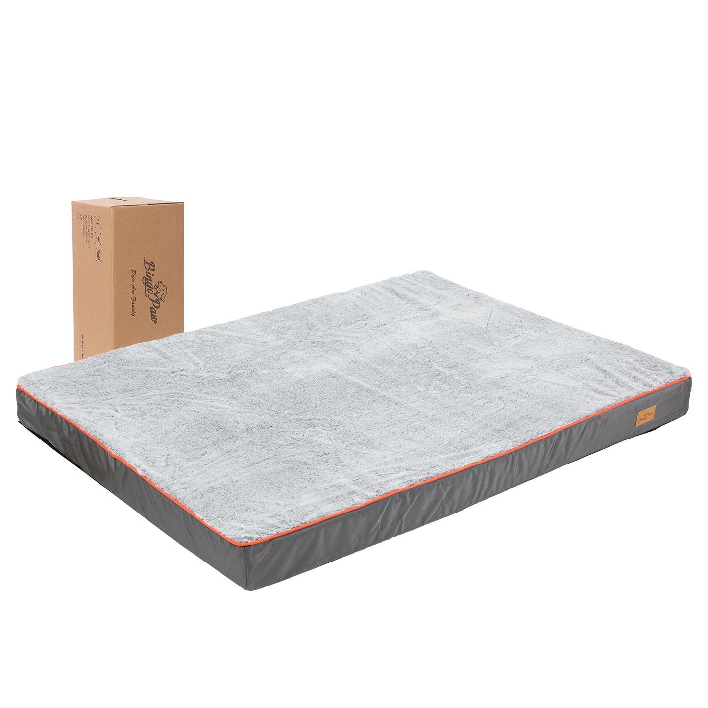 BINGOPAW Orthopedic Dog Bed With Memory Foam Waterproof Cover