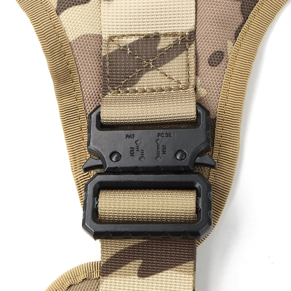 PETRAVEL Tactical Dog Harness Leash Set for Working Dogs