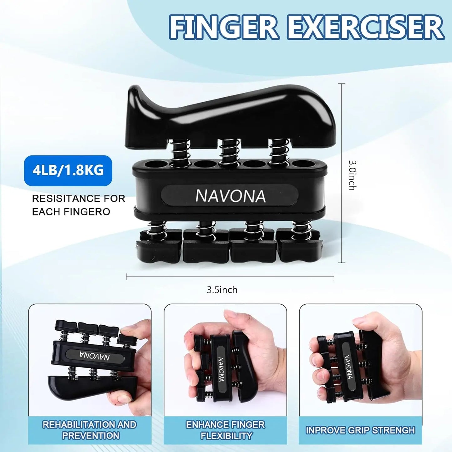 10-Piece Hand Grip Strengthener Kit