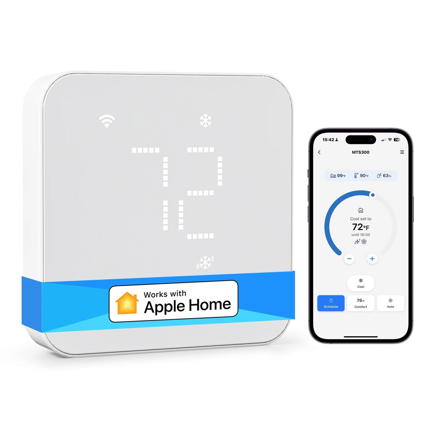 Meross Matter Smart US WiFi Thermostat For Alexa HomeKit