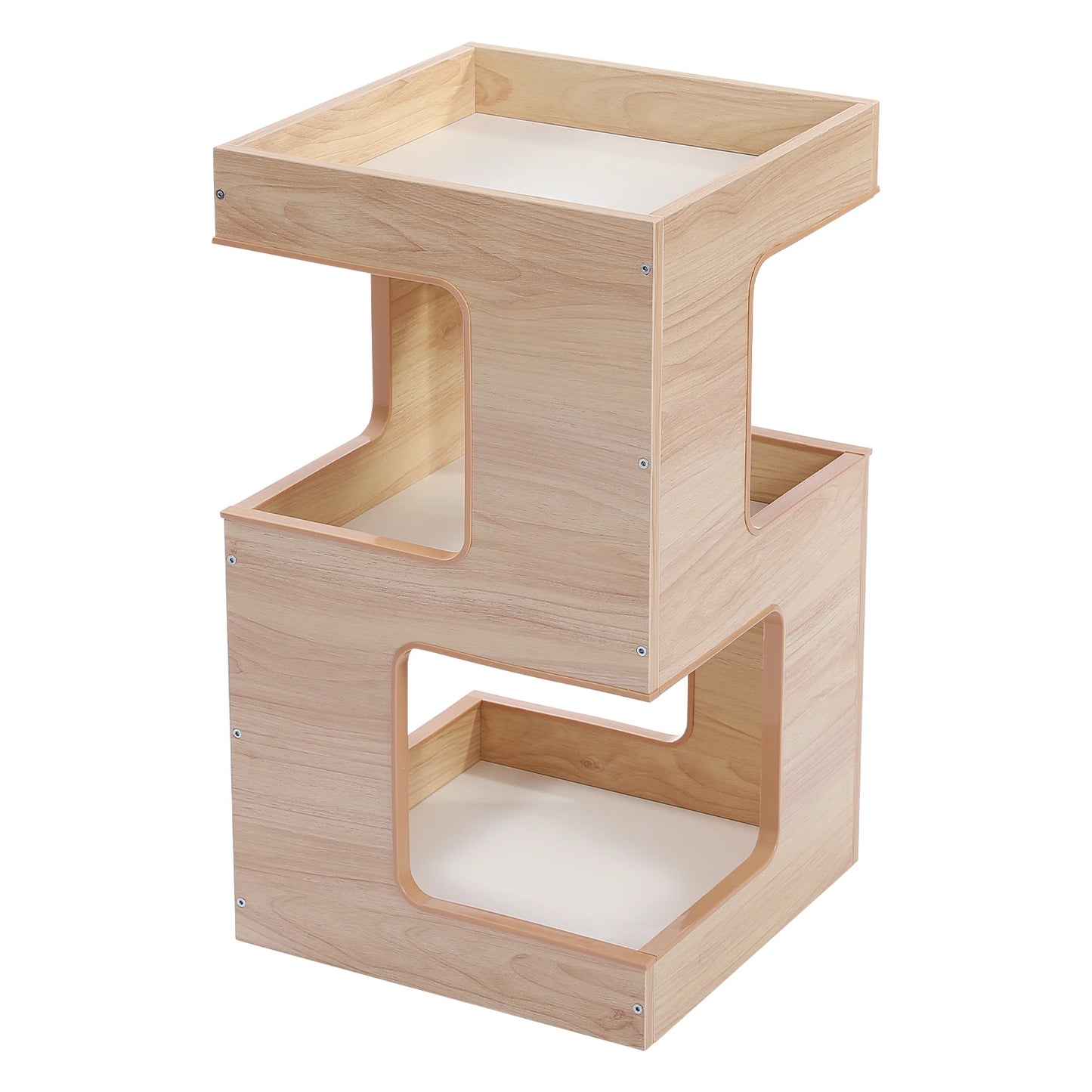 PAWZ Road Wood Cat Condo With Scratching Pad And Mats
