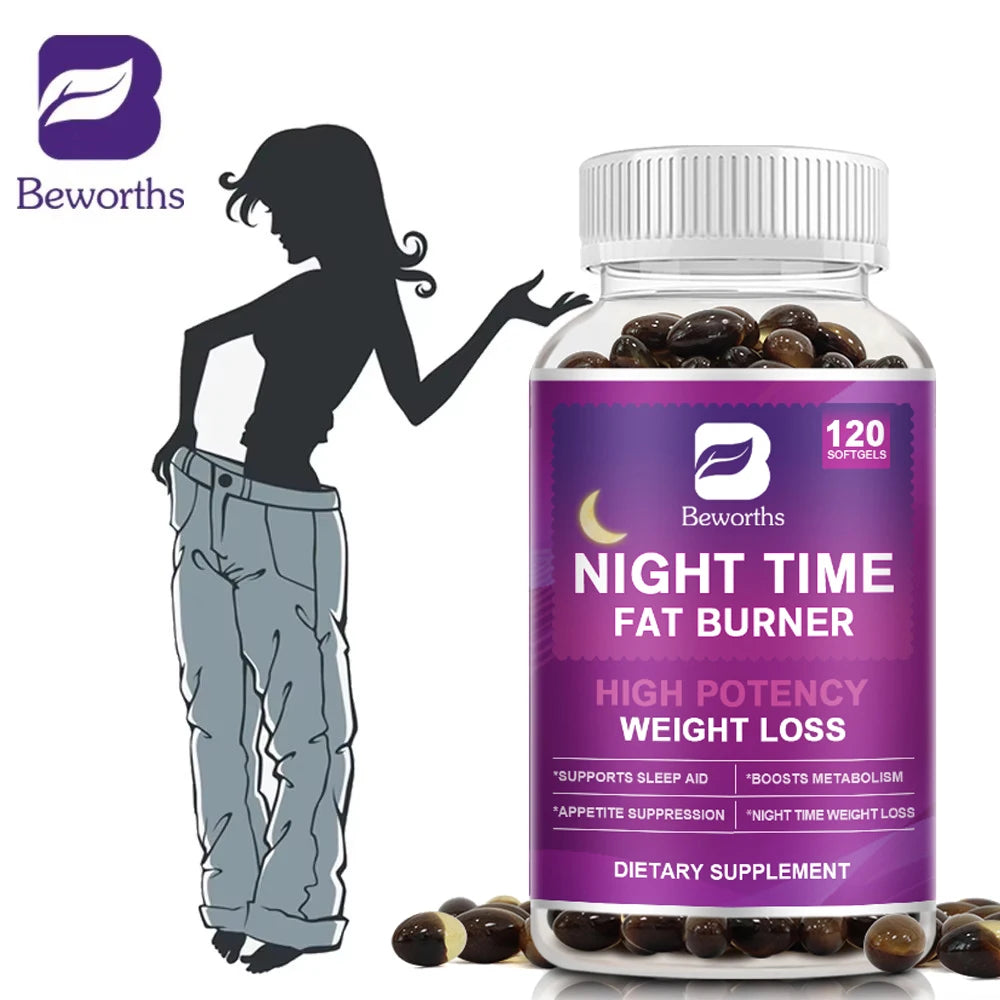 Beworths Night Time Fat Burner Capsule For Weight Loss
