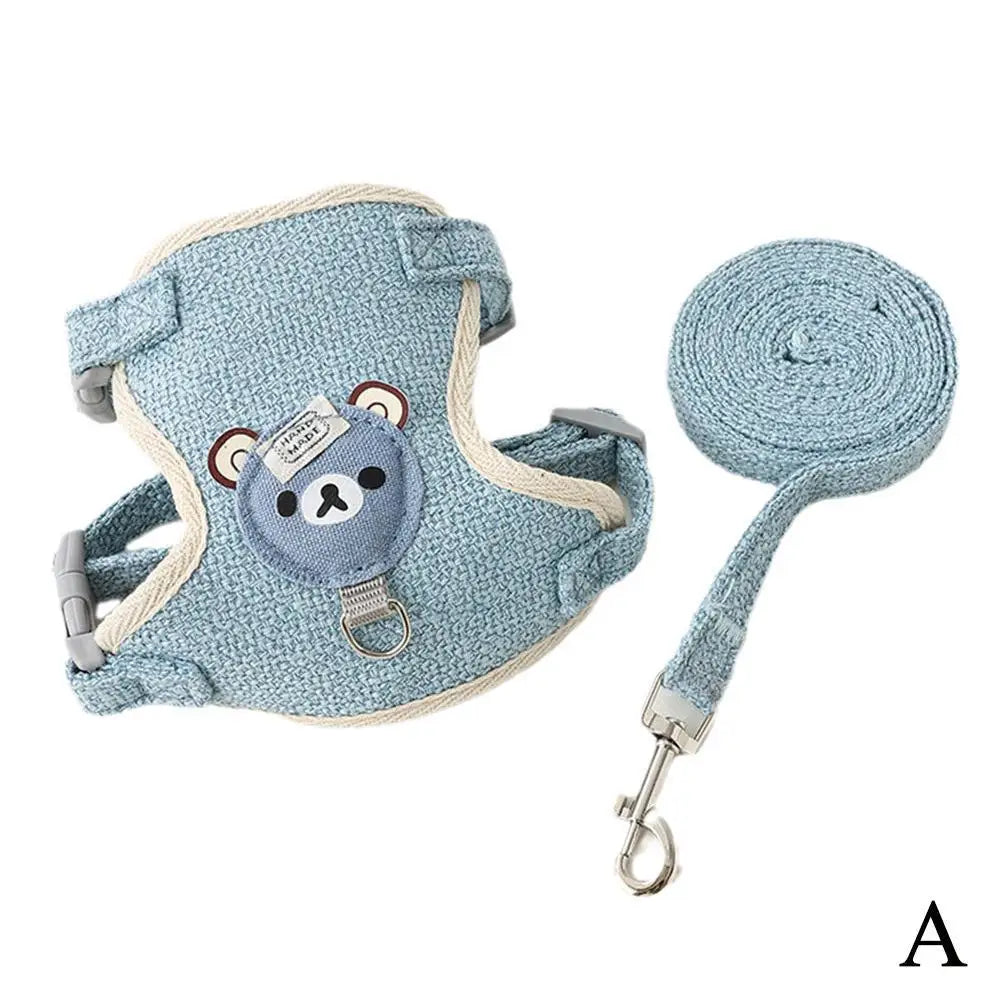 Breathable Pet Harness Leash For Small Dogs And Cats