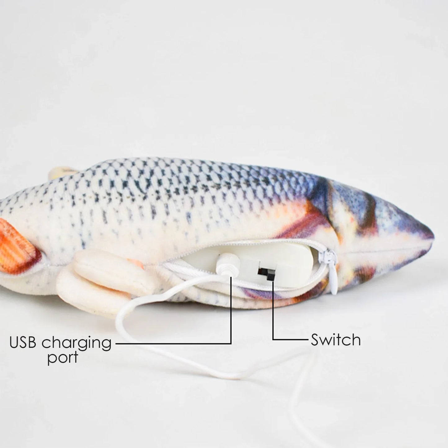Cat USB Fish Interactive Electric Toy for Cats and Pets