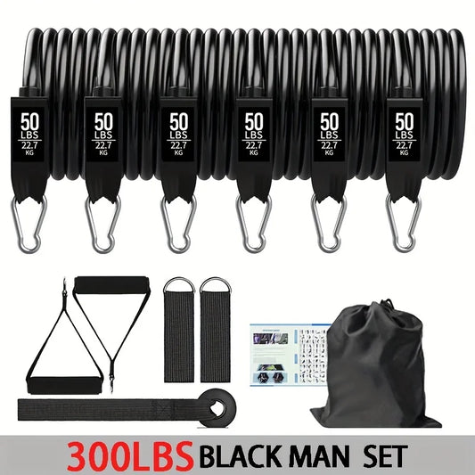 Resistance Bands Set With Door Anchor And Ankle Straps