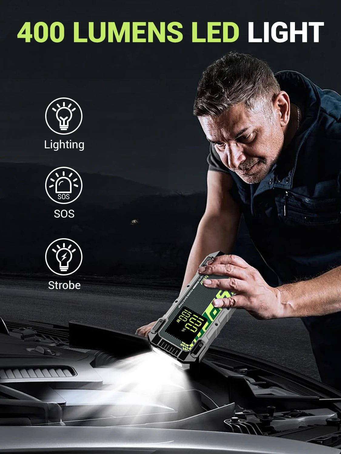 YESPER 4000A Jump Starter 12V Power Bank