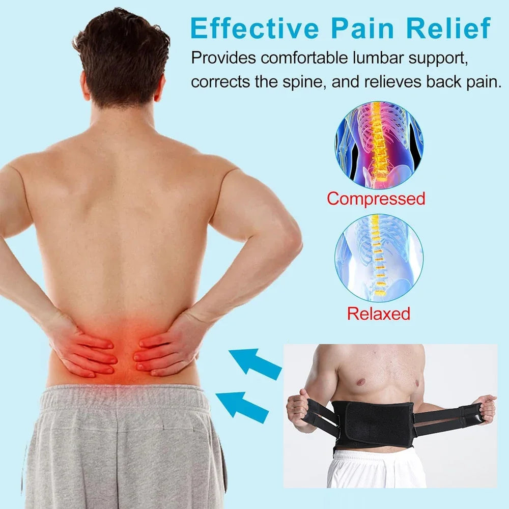 Lower Back Pain Relief Brace For Sciatica Herniated Disc