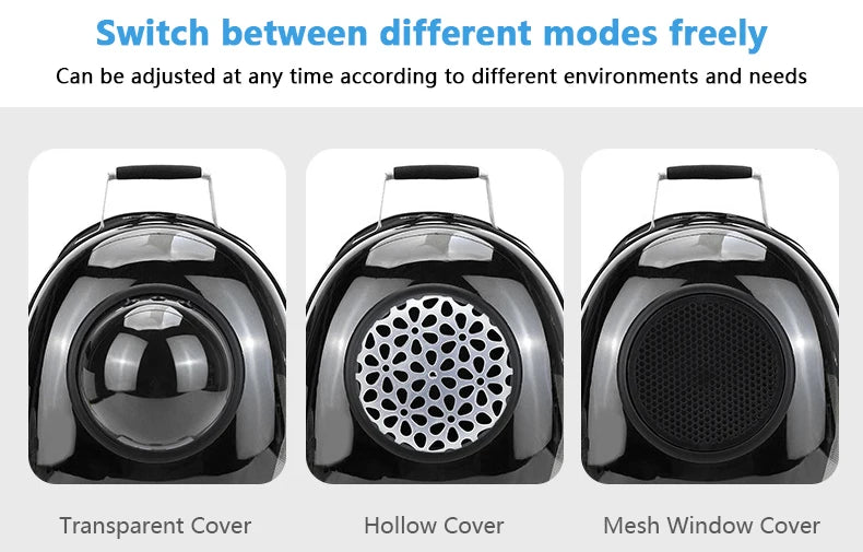 Space Capsule Pet Carrier Backpack For Cats And Dogs