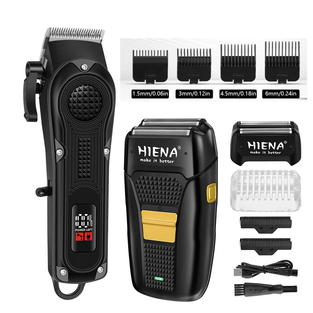 Hiena 3in1 Trimmer For Men Beard Nose Hair Clipper