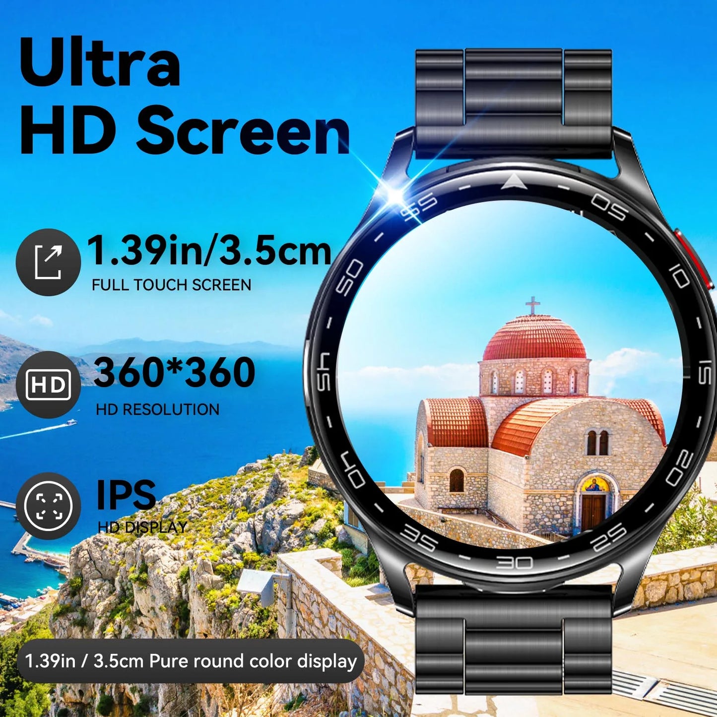 EIGIIIS Smart Watch With Earbuds Fitness Tracker
