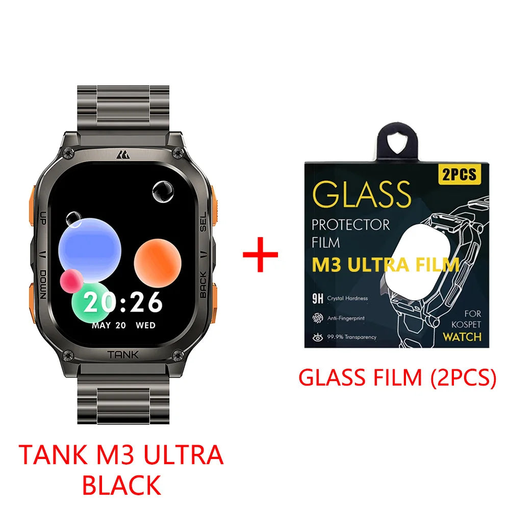 KOSPET Tank M3 Ultra GPS Smartwatch Waterproof 5ATM AMOLED AOD