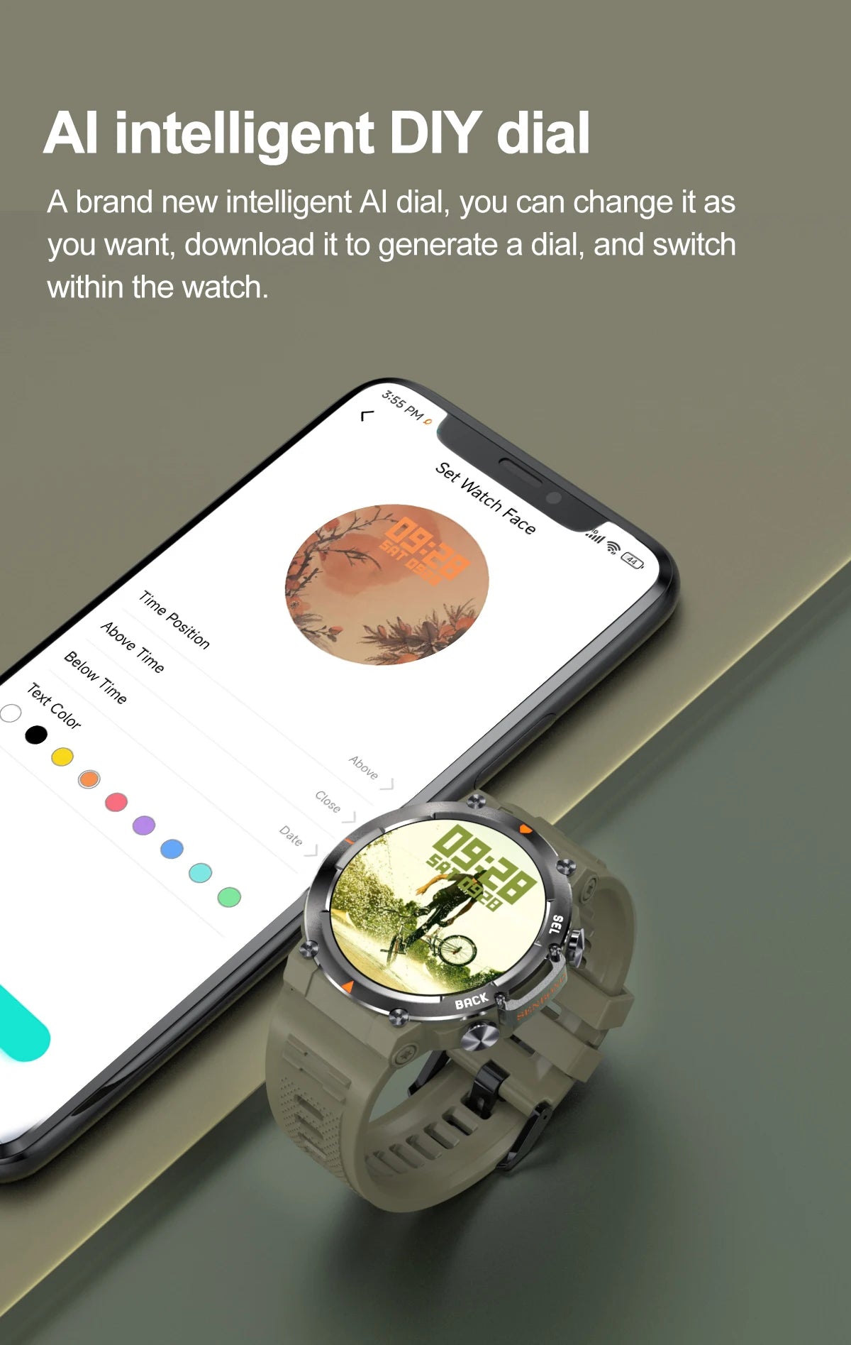 SENBONO MAX18 Smartwatch With AMOLED Display And Bluetooth