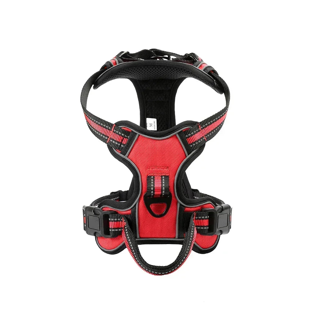 Adjustable Reflective Nylon Dog Harness No Pull Vest