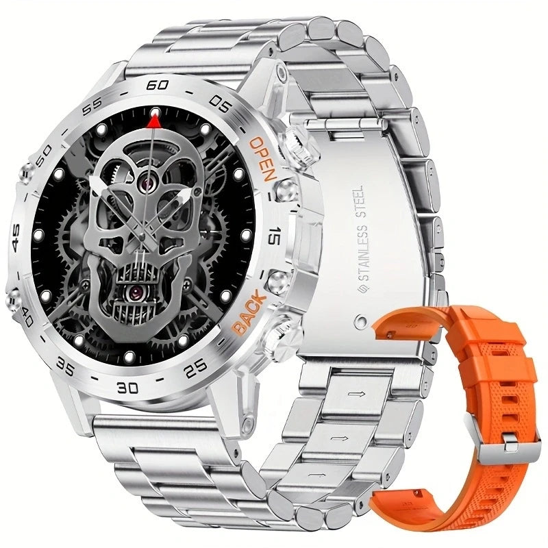 LIGE Military Smartwatch 1.39 Inch AMOLED 400mAh Battery Waterproof Heart Rate Bluetooth Call