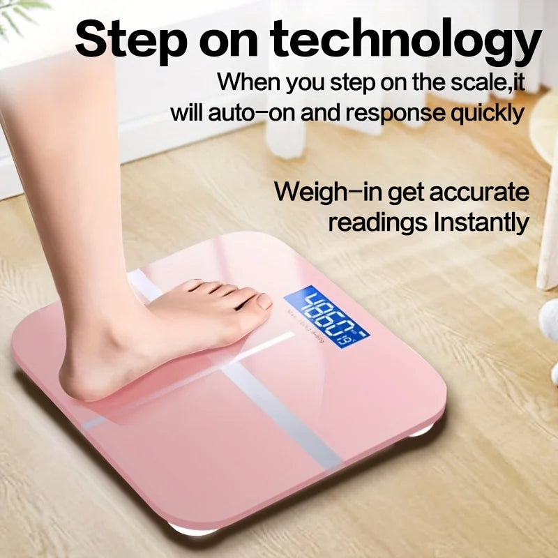 AEDG Body Weight Scale USB Rechargeable With LCD Display