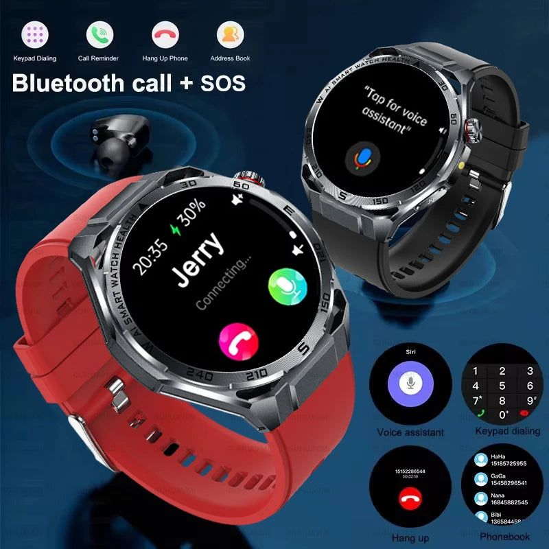 Smart Health Watch With ECG And PPG Body Fat Analysis Uric Acid BP Blood Oxygen Bluetooth Calling