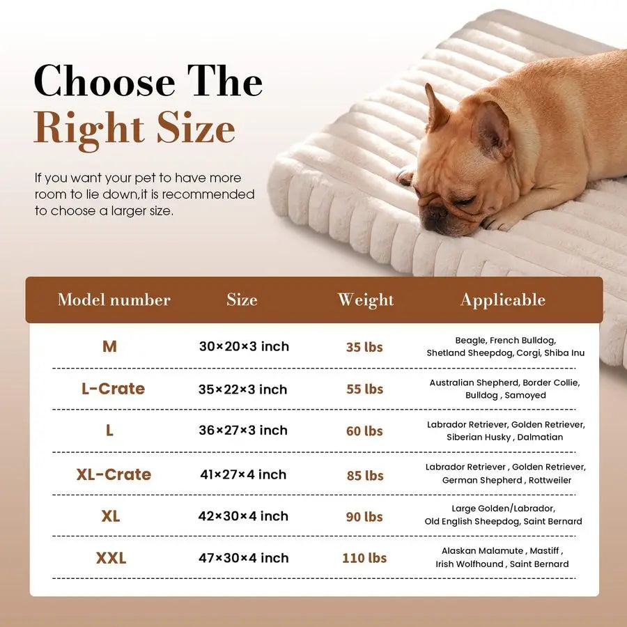 Orthopedic Dog Bed With Waterproof Lining And Plush Surface