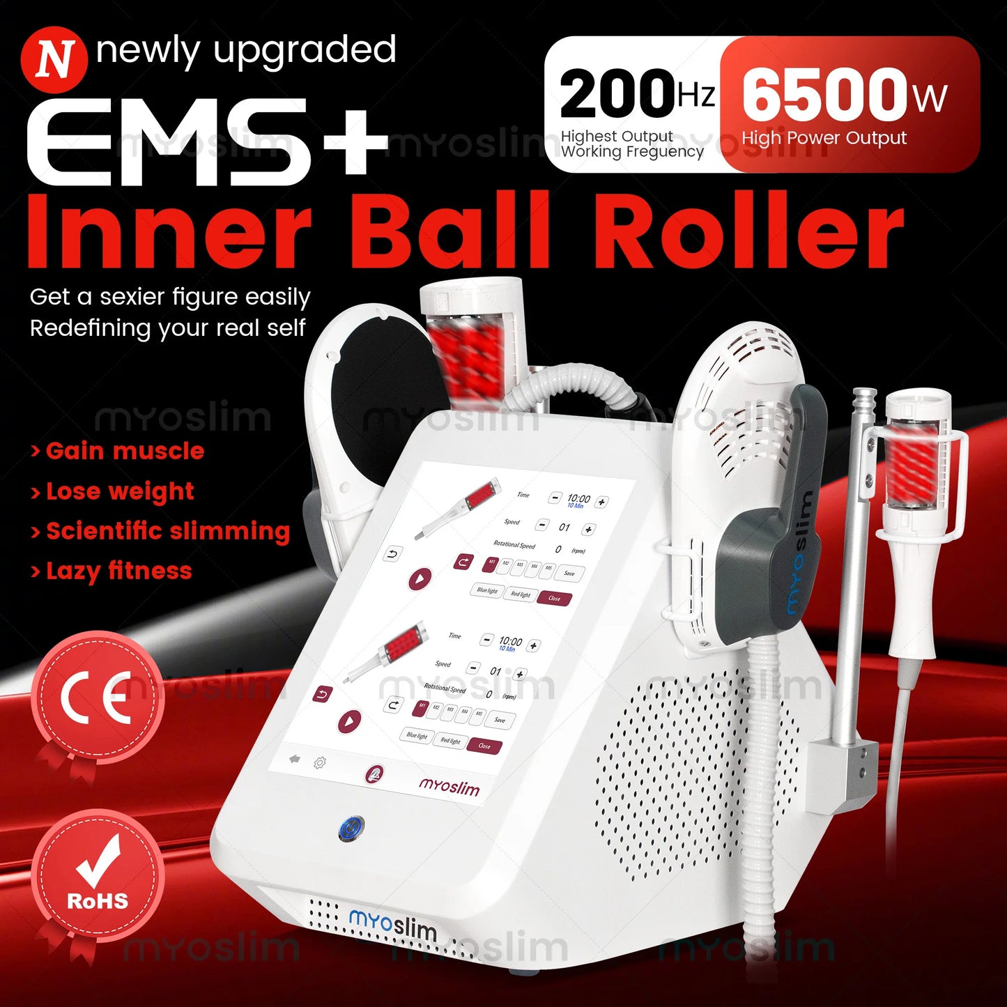 TAIXL EMS MYOslim Roller RF Body Slimming Muscle Stimulator