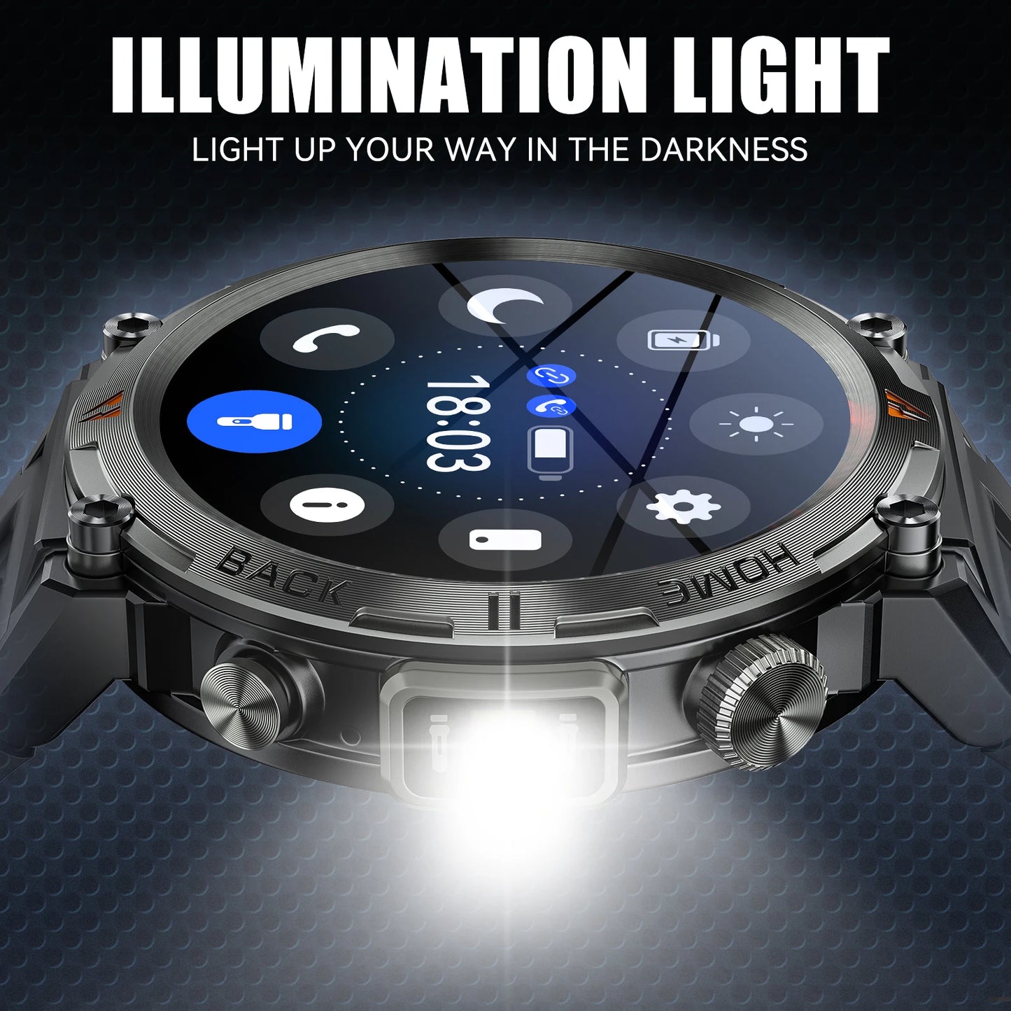 LaNikar KE3 Smartwatch Bluetooth Call Health Monitor