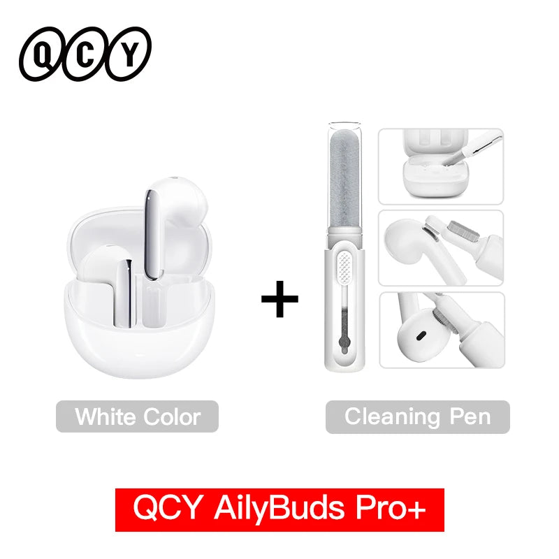 QCY HT10 AilyBuds Pro Wireless Earphones ANC HiRes LDAC Bluetooth Five Three Adaptive Multipoint