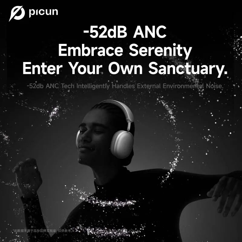 Picun F8 Pro ANC Wireless Headphones With Spatial Audio