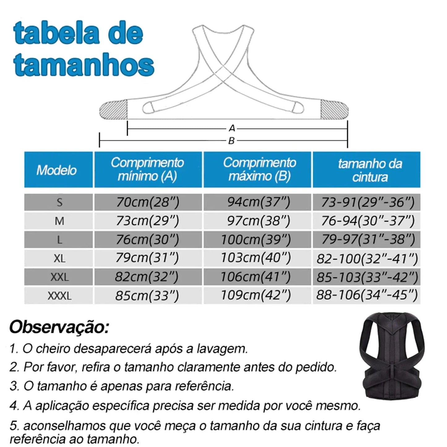 Lumbar Posture Corrector Vest With Adjustable Back Support