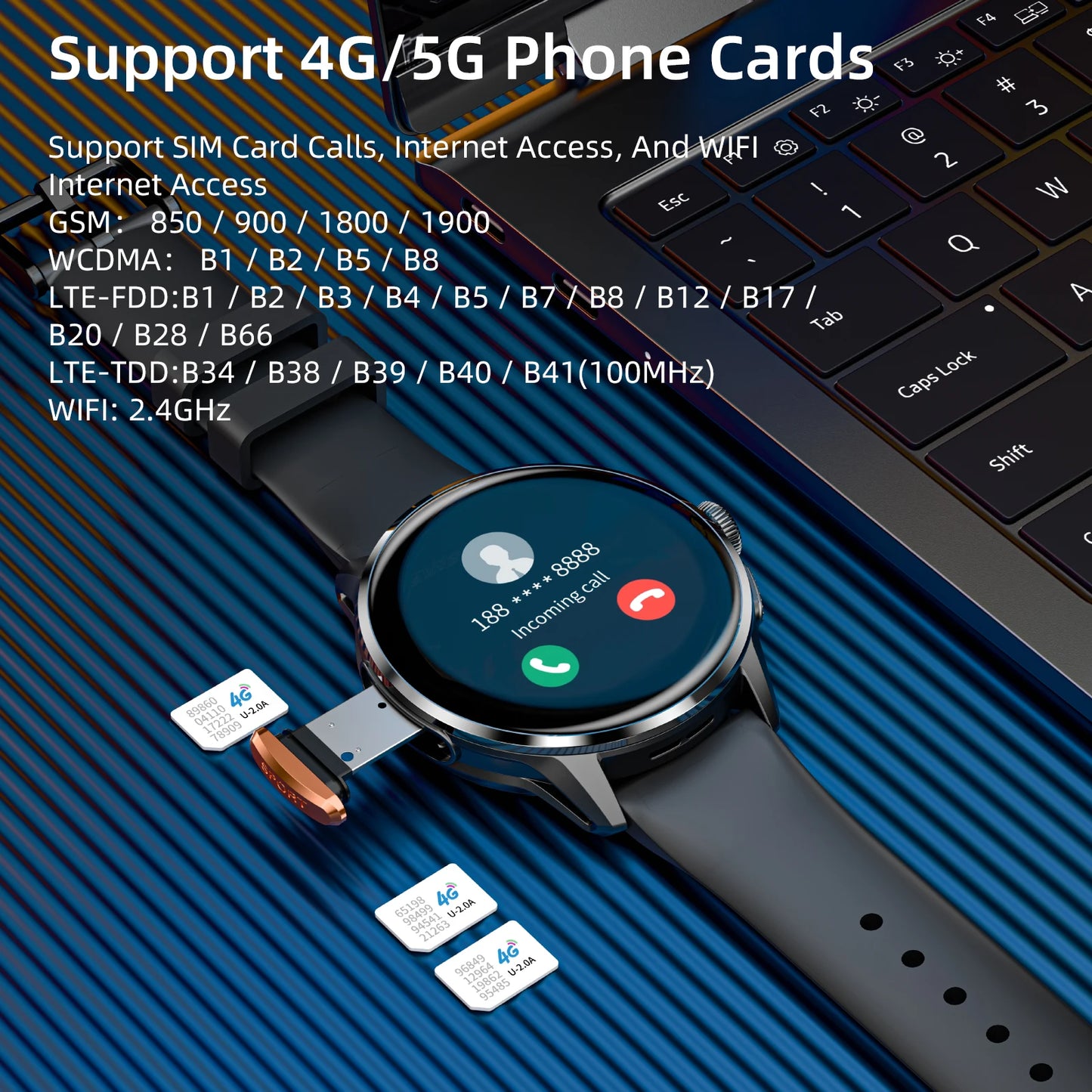 LOKMAT APPLLP 3 Android Smartwatch With 4G And Camera