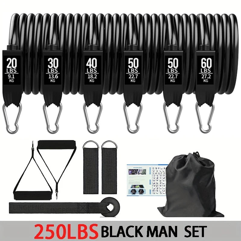 Resistance Bands Set With Door Anchor And Ankle Straps