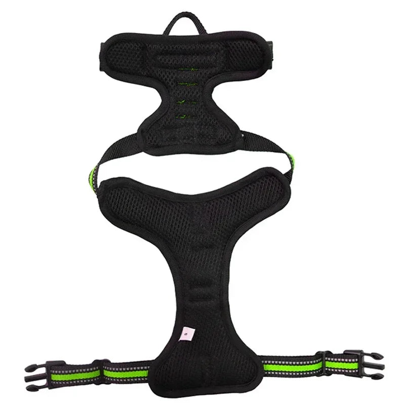 Adjustable Reflective Nylon Dog Harness No Pull Vest