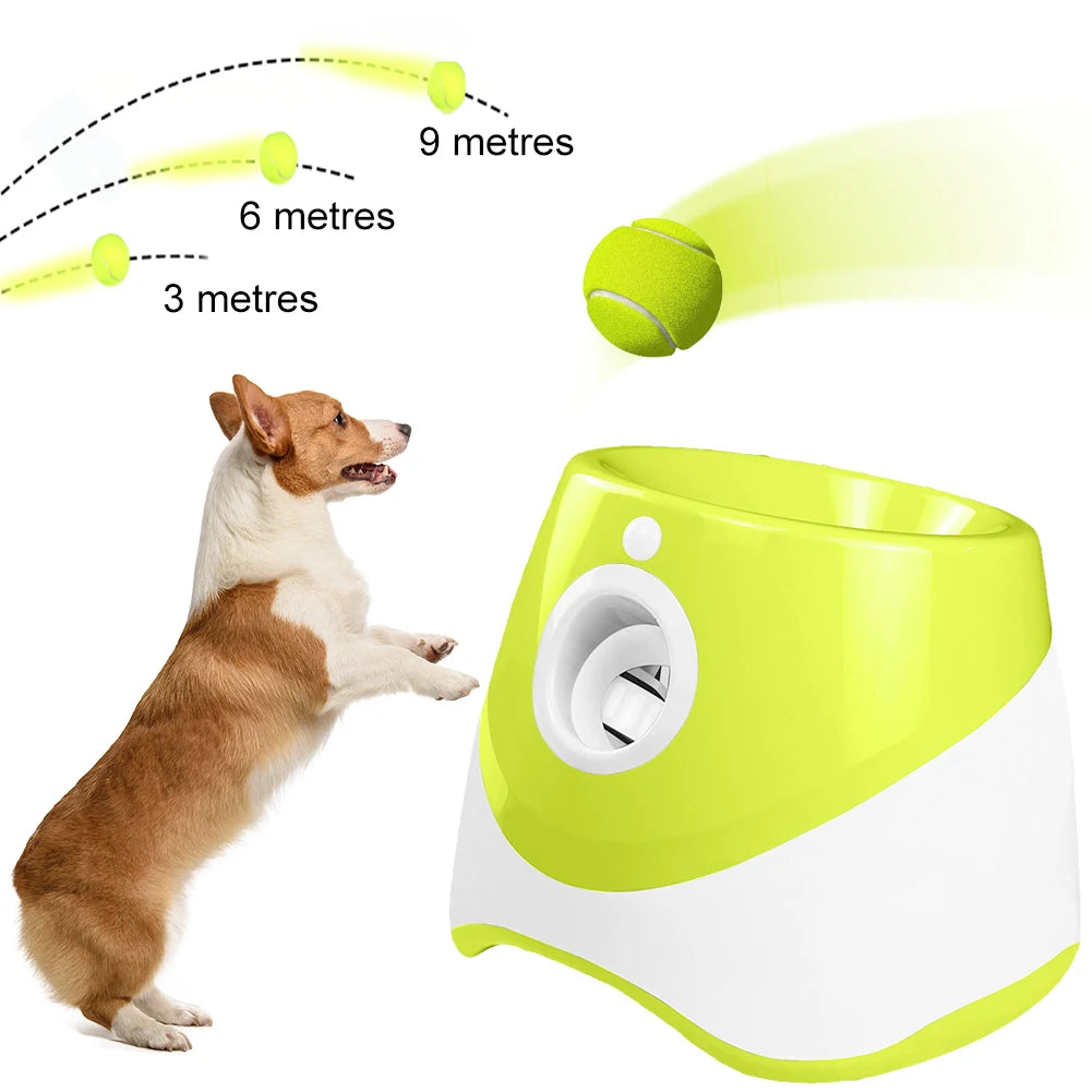 Pet Prime Automatic Dog Ball Launcher Indoor Outdoor Play
