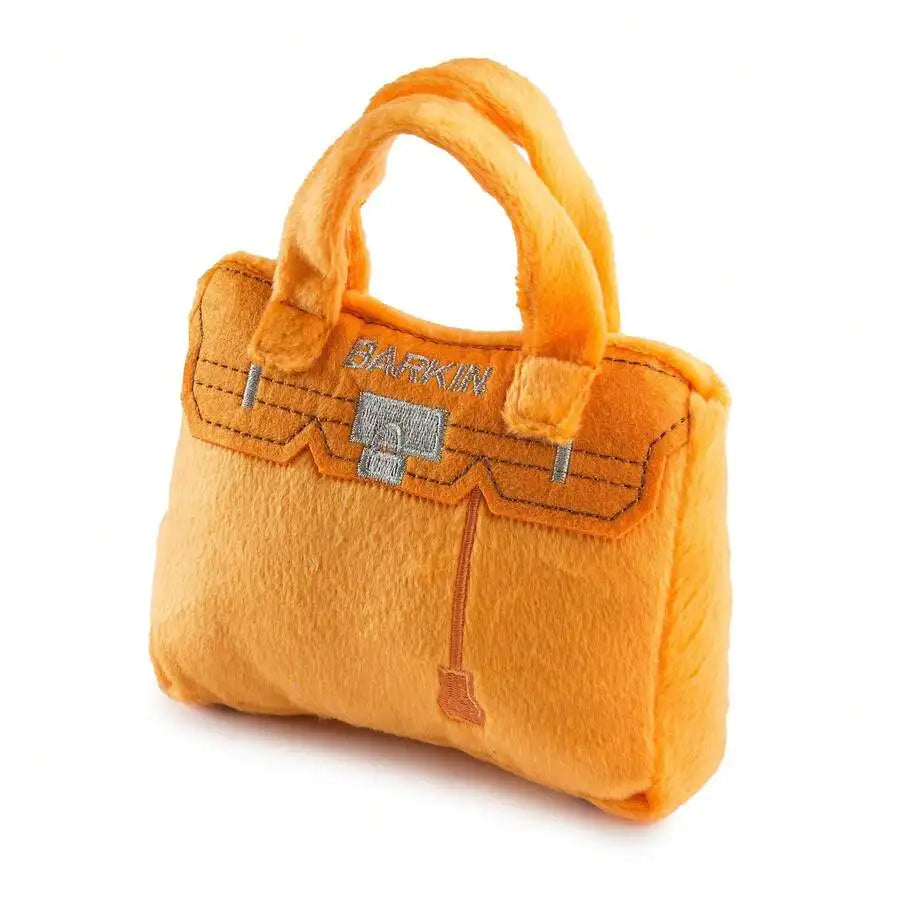 Plush Handbag Dog Toy With Squeaker For Interactive Pet Enrichment