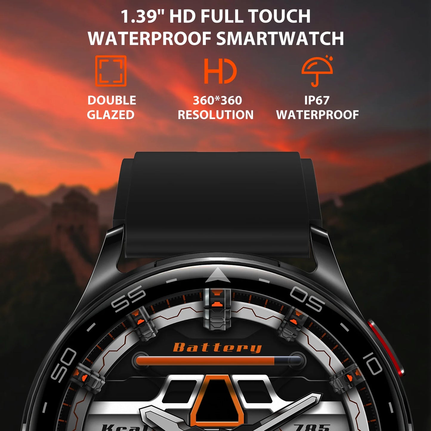 EIGIIIS Smart Watch With Earbuds Fitness Tracker