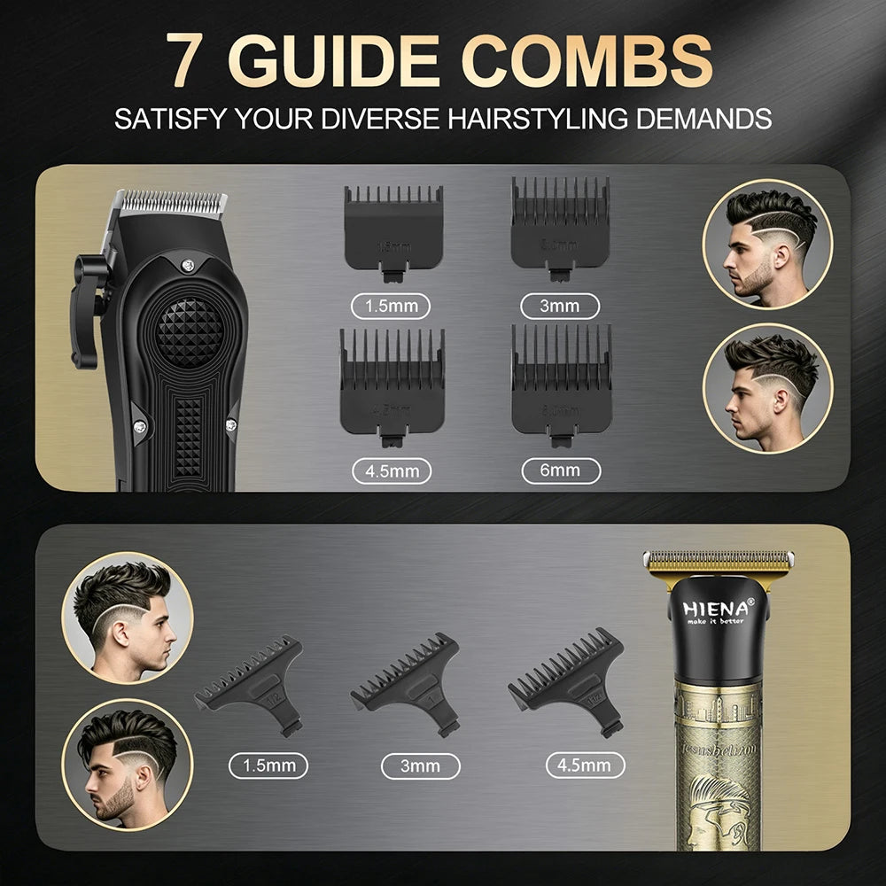 Hiena 3in1 Trimmer For Men Beard Nose Hair Clipper