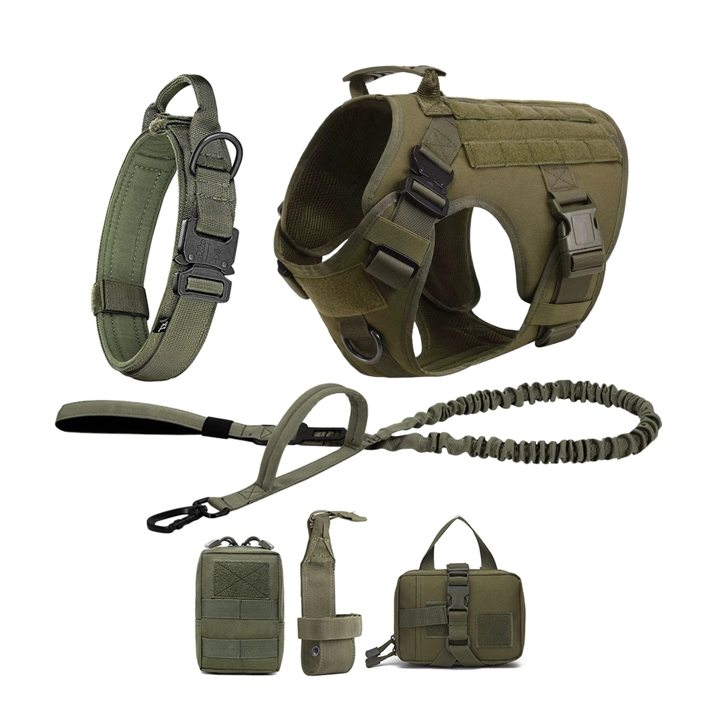 PETRAVEL Tactical Dog Harness Vest for Medium to Large Dogs
