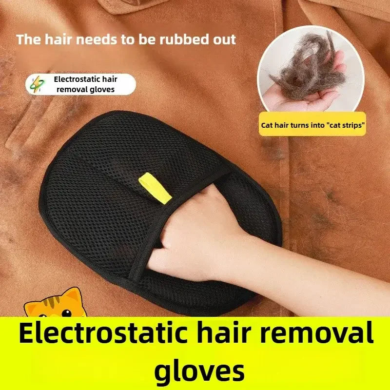 LISM Pet Deshedding Glove For Dog Cat Rabbit Hair Removal